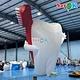 Inflatable teeth model